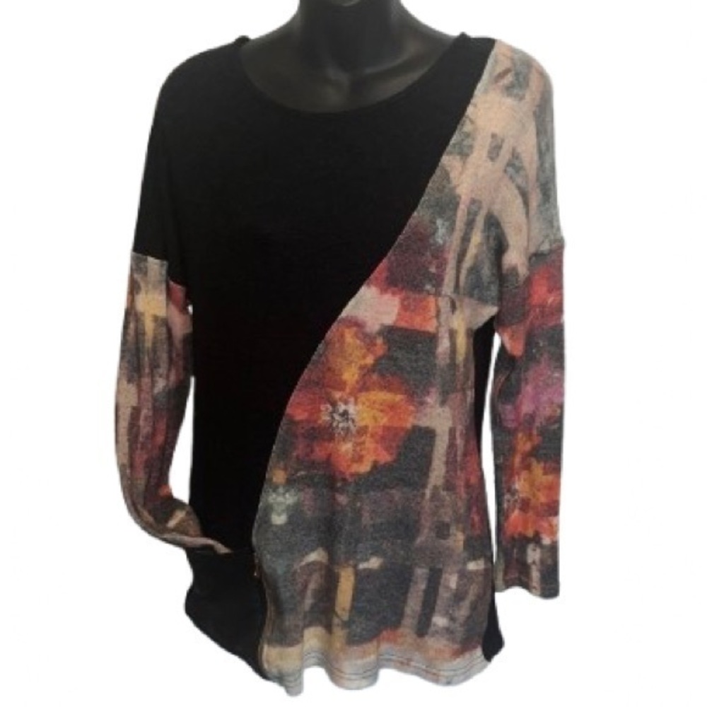 Michael Tyler long sleeve knit tunic size M